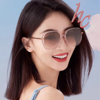 【COACH】吳謹言廣告款 亞洲版 時尚太陽眼鏡 典雅簡約設計 HC8403D 570513 透粉晶框抗UV漸層鏡片 公司貨
