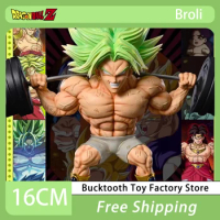 16cm Dragonball Figurine Broli Anime Figures Fitness Version Gk Cousin Brother Model Collection Room Decoration Toy Gift
