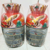 Sangkar Kurungan Burung Perkutut Mayangkara Lukis Fiber