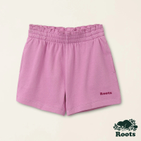 【Roots】Roots小童-喚起自然之心系列 毛圈布花苞短褲(紫色)