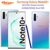 Samsung Galaxy Note 10 Plus Note10+ Duos N975FD Dual Sim Global Version 12GB 256GB 6.8" Exynos 4G LTE Original Cell Phone