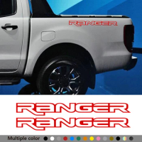 Pickup Body Tailgate Sticker Apply For Ford Ranger 2019-2021 Off Road Decor Decals Vinyl Letter Cover Auto Tuning Accessories