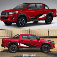 FOR Toyota Hilux body exterior decoration sticker pickup pickup personality modification Navara sticker accessories