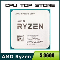 AMD Ryzen 5 3600 R5 3600 3.6GHz Six-Core Twelve-Thread CPU Processor 7NM 65W L3=32M 100-000000031 Socket AM4 no fan