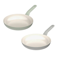 【BergHOFF 貝高福】Balance陶瓷塗層不沾鍋單柄平底鍋24cm(BHBL-F24)
