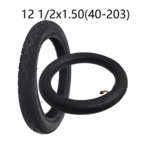High quality 12 1/2x1.50(40-203) tire pneumatic tire, 1/2x2 1/4inner tire,Electric Vehicle Thickened wheelchair Tyre Parts