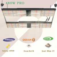 Bava Professional 480w 550 V3 LM301B Led Full Spectrum Mix Oslon SSL 660nm 730NM Uv385m Quantum Grow Lamp for Veg and Flower