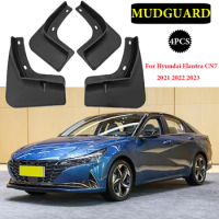 Car Mudflap for Hyundai Elantra CN7 2021 2022 2023 Avante i30 Sedan Mud Front Rear Anti-splash Mudguards Fender Car Accessories