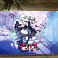 YuGiOh Labrynth Servant Ariane &amp; Arianna TCG CCG Mat Trading Card Game Mat Table Playmat Mouse Pad Mousepad 60x35cm Free Bag