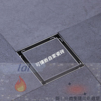 排水溝 地漏 防臭排水 304隱形防臭地漏  方形沐浴房不銹鋼藏式地漏 酒店工程隱藏式地漏