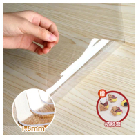 【巴芙洛】加厚款 超透明pvc軟玻璃60*120cm厚1.5mm環保桌墊(桌巾/桌布/餐桌墊/書桌墊/桌墊/學生桌墊)