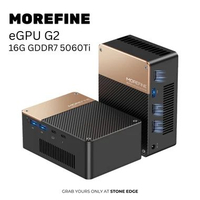 MOREFINE G2 eGPU RTX 5060 Ti 16GB GDDR7 Thunderbolt 5 OCuLink External GPU Docking Station untuk Lap