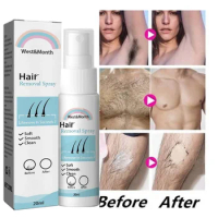 Permanent Hair Removal Spray Painless Hair Remover Ladies Armpit Legs Arms Hair Growth Inhibitor Depilatory Body Skin Care
