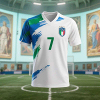 2025 Summer July Italy Football T Shirts Men Women Quick Dry Performance Fabric Athletic Fit Jersey 