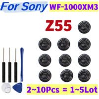 2-10pcs/lot ZeniPower Z55 1254 replacement CP1254 Battery 3.7V For Sony WI-SP600N WF-SP700N WF-SP900 WF-1000XM3 WF-1000X Headset