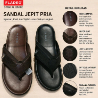 sandal pria dewasa fladeo kulit sintetis promo matahari store
