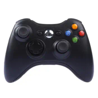 ViGRAND Free shipping 1pcs Black Wireless Controller Bluetooth Joystick Gamepad with USB PC Receiver For XBOX 360 Games and PC