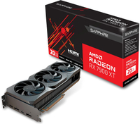[4美國直購] Sapphire 21323-01-20G AMD Radeon RX 7900 XT Gaming Graphics Card with 20GB GDDR6, AMD RDNA 3