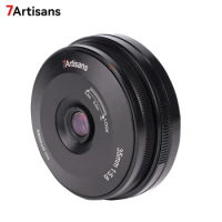 7artisans 7 artisans 35mm F5.6 Full-Frame Manual-Focus Pancake Lens Compatible with Sony E mount Nikon Z Lens Leica L Cameras