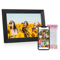 WiFi Digital Picture Frame,1280x800 HD IPS Touch Screen, Electronic Photo Frame, 32GB Memory, Auto-Rotate Slideshow, 10.1"