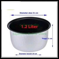 Panci Masak Miyako Magic Com 1.2 L / 11 cm NANOAL Teflon