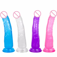 Big Realistic Dildo with Suction Cup Soft Silicone Penis Realistic Dildo Erotic Sex Toys Sex Product for Women Lesbian Couples
