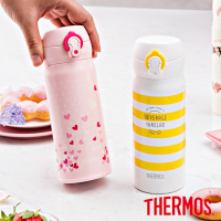 THERMOS膳魔師超輕量彈蓋不鏽鋼真空保溫瓶400ml(JNL-403)