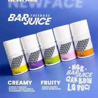 NEW FACE Barjuice Freebase 70:30 60ml ready nic 3mg & 6mg > 5 varian rasa Banana 6mg