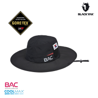 【BLACKYAK】ALPINE CHALLENGER GTX防水圓盤帽(黑色/海軍藍) | 透氣 圓盤帽 遮陽帽 登山必備 休閒帽 登山帽|BYBB1NAH03