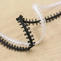 5Meters White Black Centipede Lace Ribbon Collar Trim Hollow Out Embroidery Decor Applique Craft Sewing Accessories 7MM