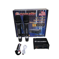 Dsp android karaoke acoustic ac-6907 power booster acoustic with 2 wireless microphone