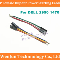 200PCS Fee Shipping 22AWG dupont jumper Power starting line, 3*Female DuPont cable for DELL2950 1470 server