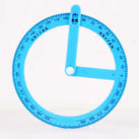 【子玄】活動量角演示器 360度量角器 數學教具(2入量角器 直角演練 量角演示器 直角 銳角 角教學)