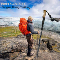 Tongkat Hiking Telescopic Trekking Pole Antishock 135cm