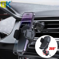 Car Air Vent Clip Mount Gravity Car Phones Holder Smartphone GPS Holder Upgrade Mobile Bracket Support for iPhone 13 12 Xiaomi