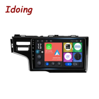 Idoing 10.2“Car Stereo Android Radio Player For Honda Jazz 3 2015-2020 Fit 3 GP GK 2013-2020 Head Unit Multimedia Video GPS Navi