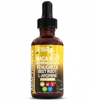 (CohesionShop44op6)Organic Maca Root Liquid Drops with AshwagandhaFenugreek Beet Root and L-Arginine