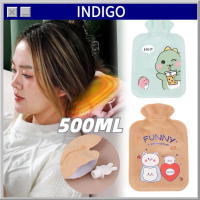 500ML Dino/Kucing Kompres Perut/ Alat Kompres Air Panas/ Kantong Kompres Air Panas/Bantal Penghangat