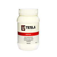 Tesla Paints - Acrylic Paints / Cat Akrilik WHITE 500ml