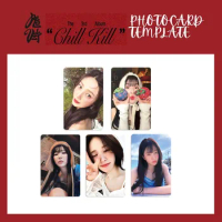 KPOP《Chill Kill》Album Photocard Postcard VELVET Random Card IRENE SEULGI WENDY JOY YREI Fan Collection Gifts Star Surrounding