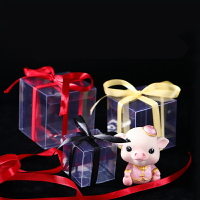 圣誕蘋果盒透明小盒子。裝飾品禮物盒糖果高檔禮物裝飾盒送禮簡約1入
