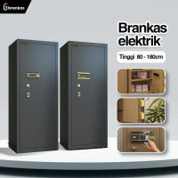 Brankas Besar Digital Pin Dan Fingerprint Ukuran 120X55X48  Bahan Besi Tebal Anti Maling 1 Pintu Dan