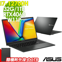 ASUS Vivobook 16X K3605ZV-0132K12700H(i7-12700H/16G+16G/1TB/RTX4060-8G/W11P)特仕獨顯筆電