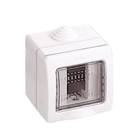 กล่องกันน้ำแบบลอย 1 ช่อง Idro Box รุ่น 25501 สีเทา