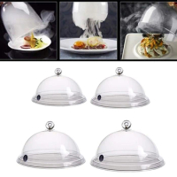 Smoking Cloche Smoking Cloche Dome Covers for Smoking Cocktail Dessert Food and Drinks Cocktails Smoke Infuser Accessory