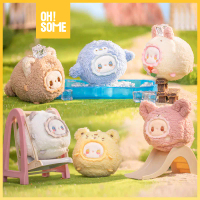 OHSOME  EMMA RUA RUA ZOO TUAN TUAN Plush Keychain Series (1/6) & Lovely Emma Rourou Fluffy Plush Key