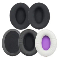1 Pair Replacement Earpads Cushion Headset Headphones Leather Earmuff Ear Cover Earcups for HyperX Cloud Mix Flight Alpha S