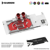 Barrow GPU Water Block For GALAX RTX 3090 3080 GAMER OC, Full Cover ARGB Water Cooler , BS-GAG3090-PA2