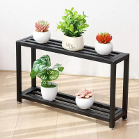 Kệ 2 tầng - Dài 90cm, Rộng 20cm, Cao (30-90)cm, thép 20mm - Giá để chậu cây - Kệ lắp ráp