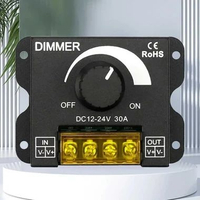 AELED Dimmer Lampu LED Controller - Atur Cahaya Sesuai Keinginan, Desain Elegan IH Hitam